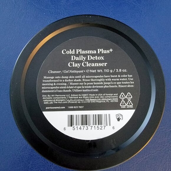 Perricone MD Cold Plasma Plus+ Daily Detox Clay Cleanser Large 3.8 oz NWOT - Picture 2 of 8